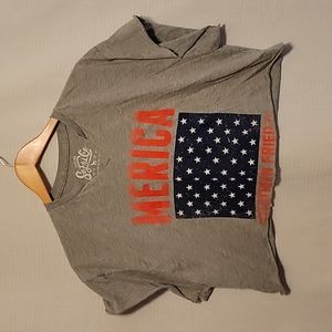 Southern Fried Cotton Merica Cut-off Tee